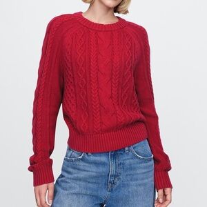 Gap Classic Cable Knit Cotton Sweater